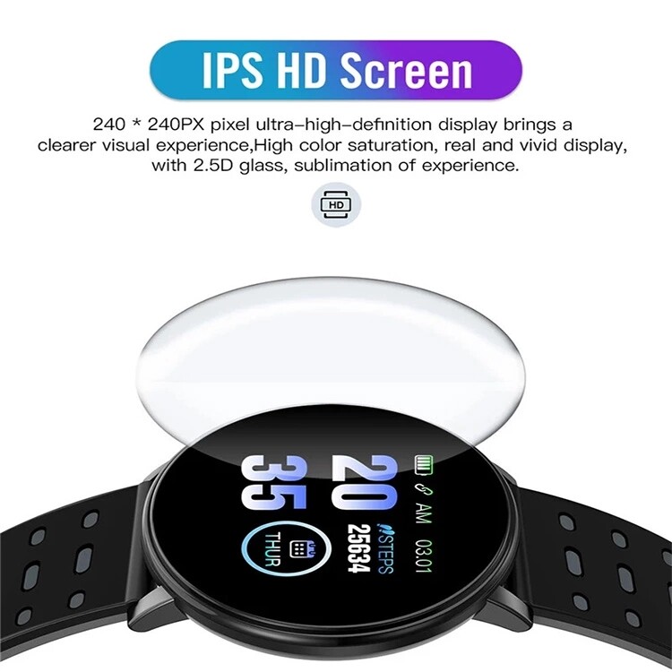 OEM SMART WATCHES D119 PLUS BRACELET WASH HEART RATE & BLOOD PRESSURE MONITOR