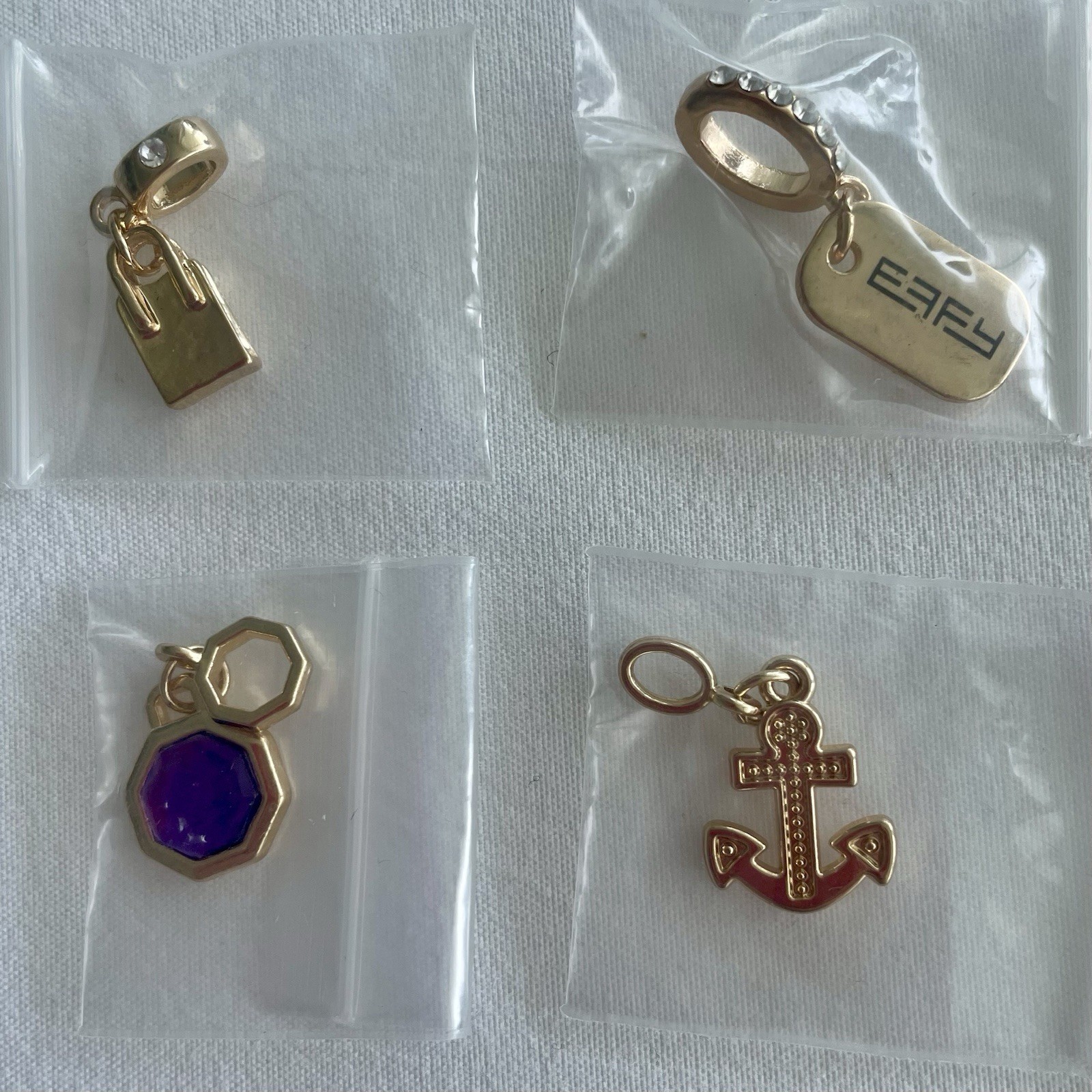 EFFY WITH LOVE AMULET OF ADVENTURE CRUISE NECLACE 24″ & 11 CHARMS PENDANTS NEW