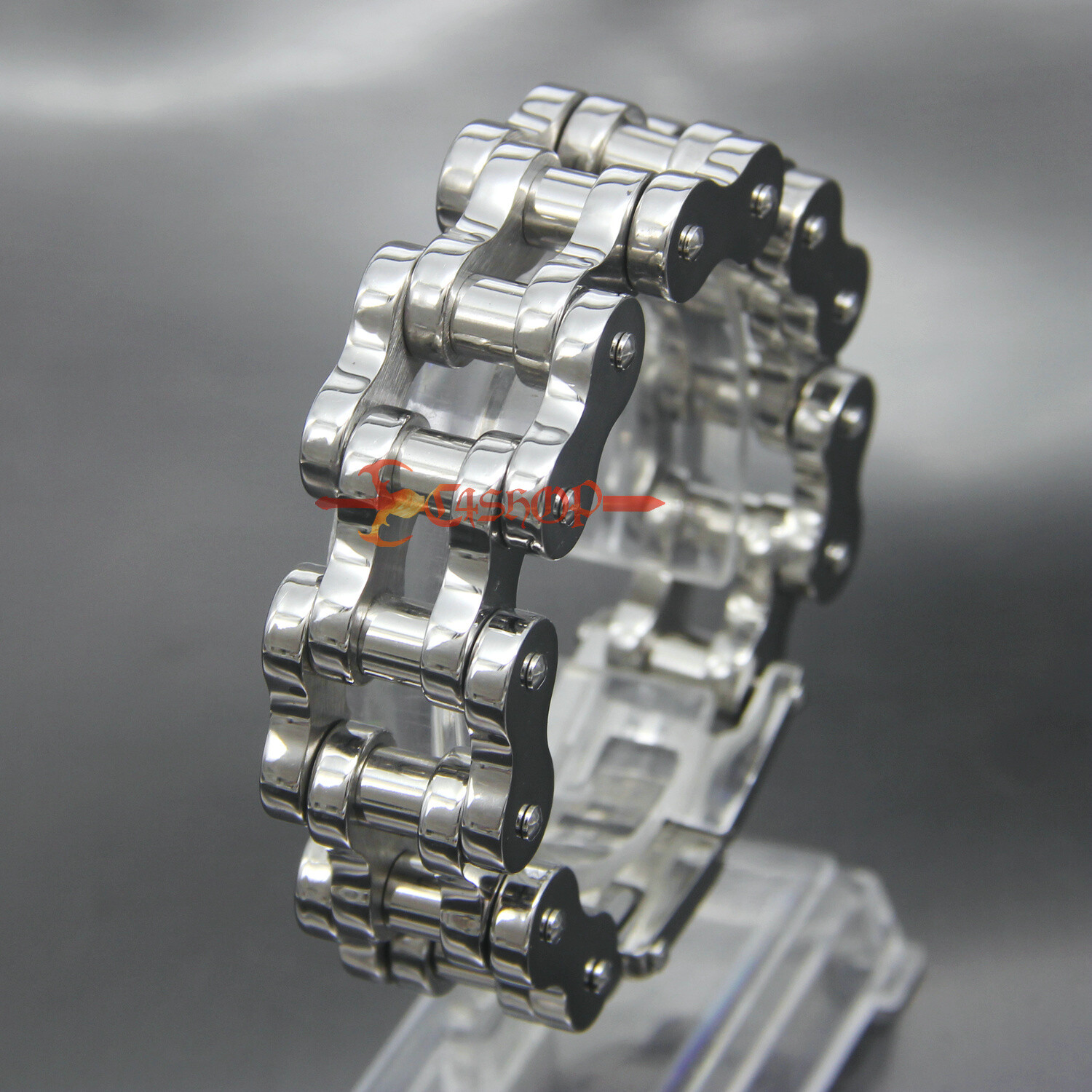 Heavy Chunky Motorcycle Bike Chain Mens Bracelet Stainless Steel Huge Biker 22mm