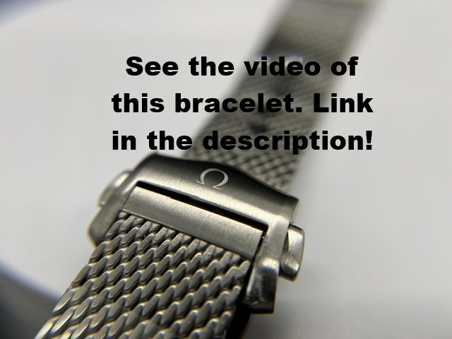 Aftermarket 20mm Mesh Titanium Bracelet For Omega Seamaster 300M – 007 – Video!