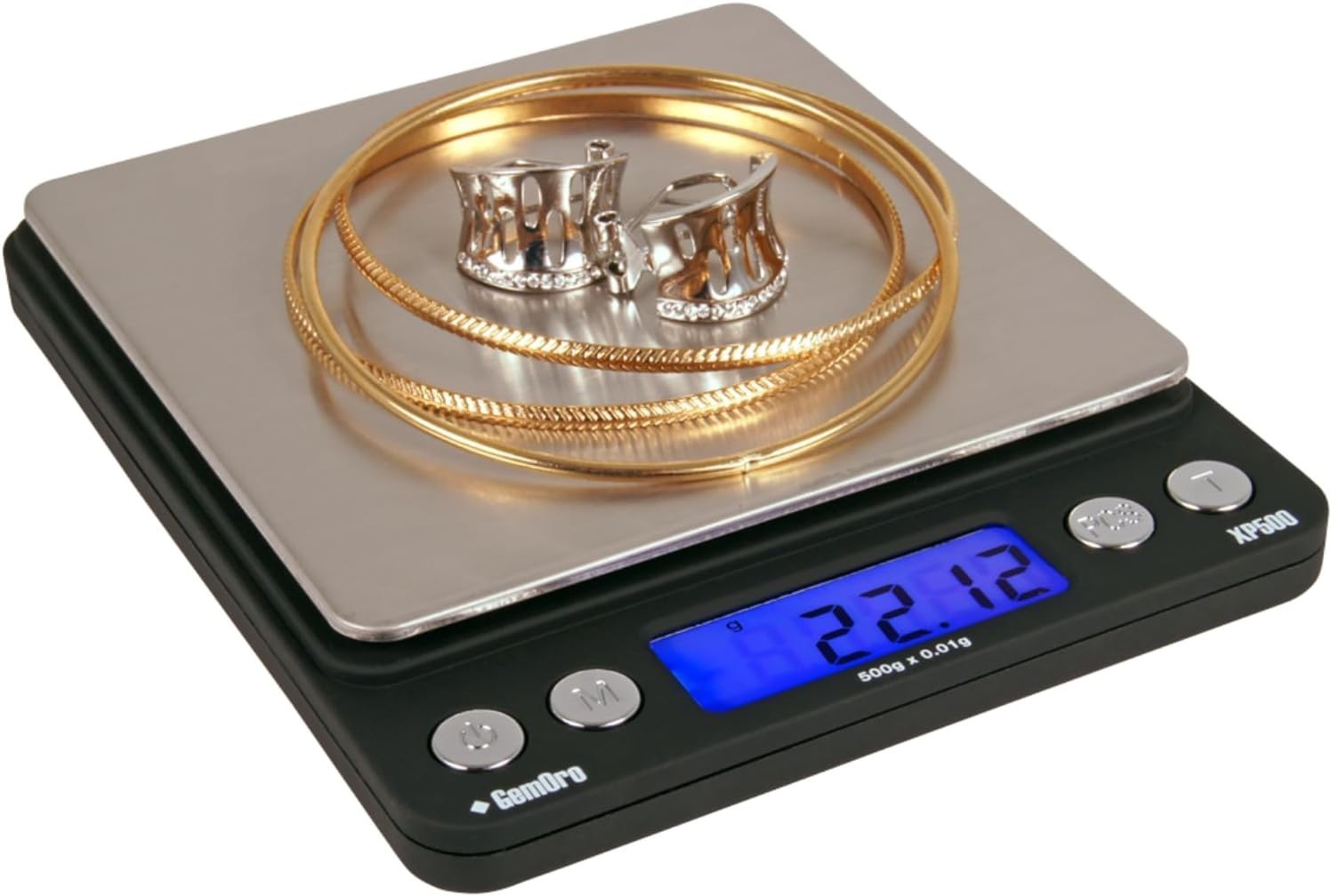 GemOro Platinum XP500 Jewelers Pocket Scale 500G X 001G Silver