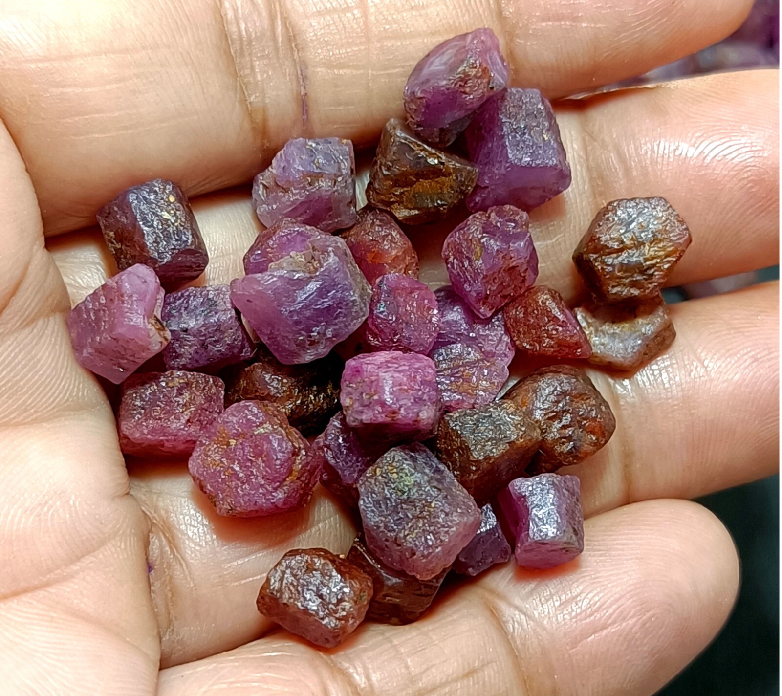 AAA+ Quality 100% Natural African Ruby Sapphire Unheated 50 Ct Loose Rough Lot