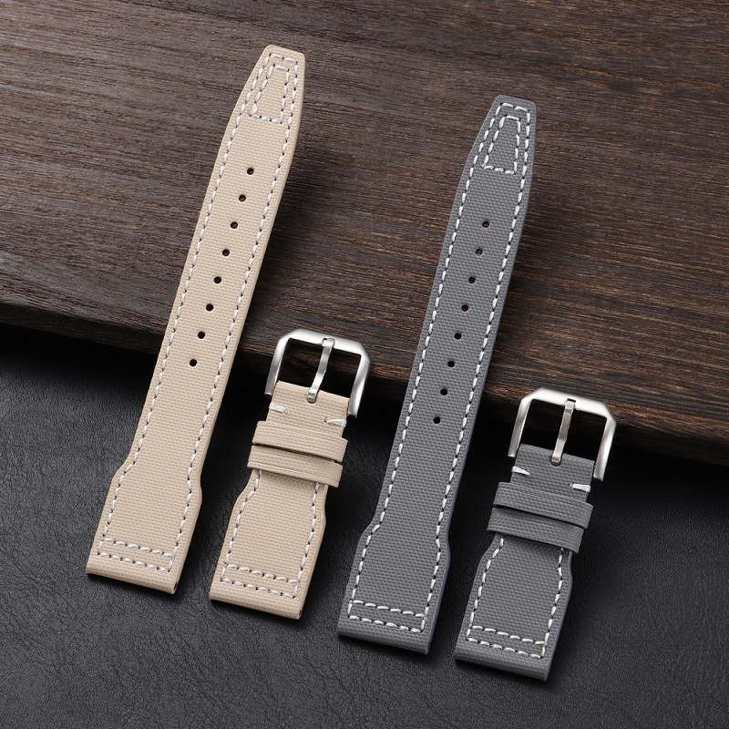High Quality Nylon Genuine Leather Watch Straps Mens Band 20mm/21mm/22mm for IWC