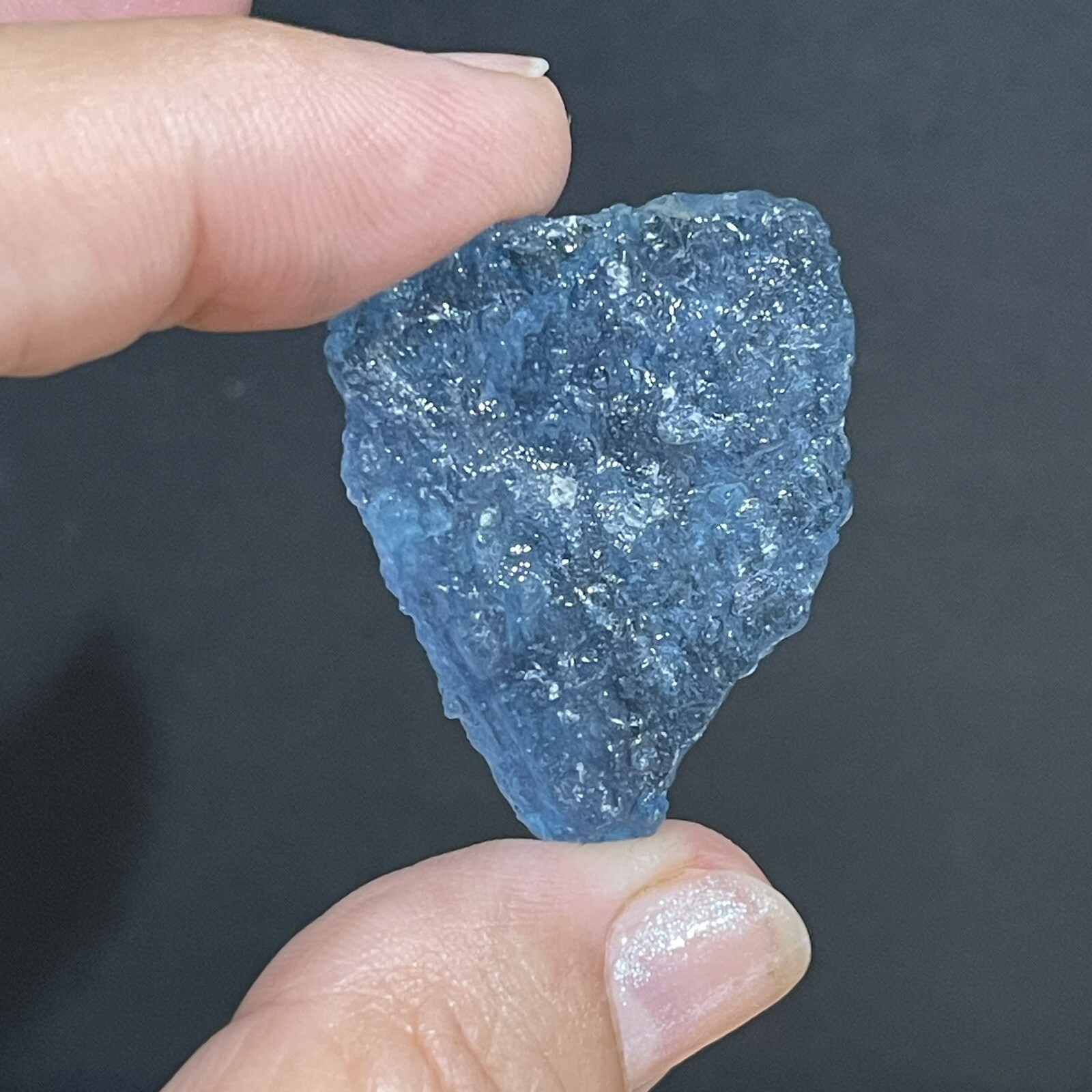 50ct 35x28x7mm Rough Blue Aquamarine Resin Coated Gemstone Wire Wrapping Stone