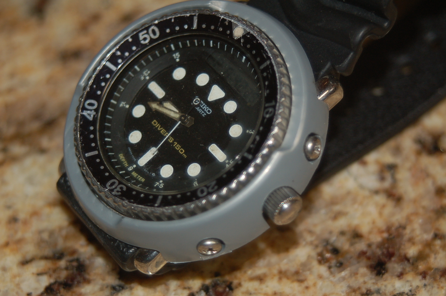 seiko H558-5000 5009 ARNIE 5-shrouds-BLACK,YELLOW,GRAY,BLUE,RED +3 screws tuna