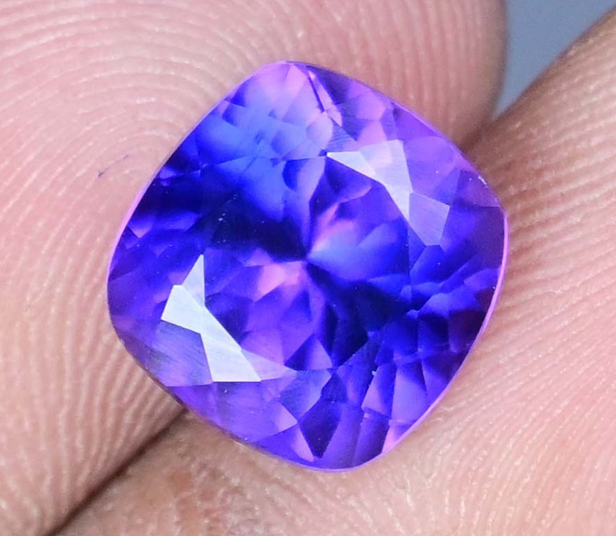 6.30Ct Natural Purple-Blue Boysenberry Sapphire Certified Flawless Rare Gemstone