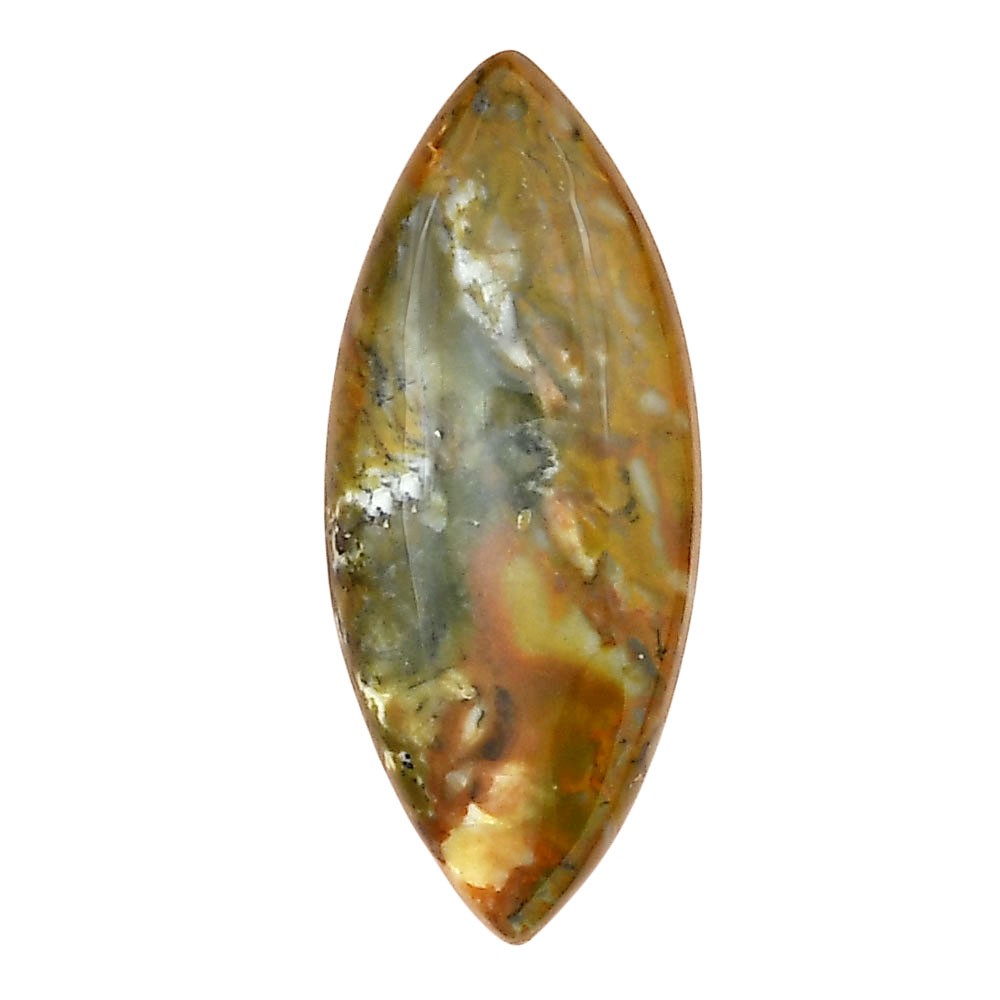 Natural Rocky Butte Picture Jasper 33.1x14x5.8 mm Marquoise Gemstone LS01799-25
