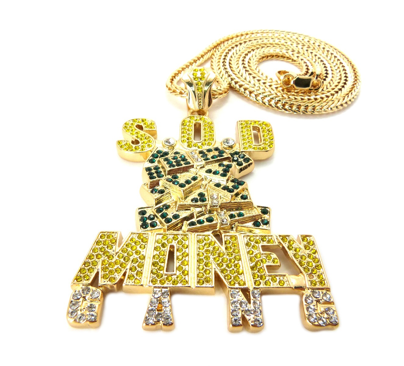 SOULJA BOY’S SOD MONEY GANG PIECE & 36″ FRANCO CHAIN.