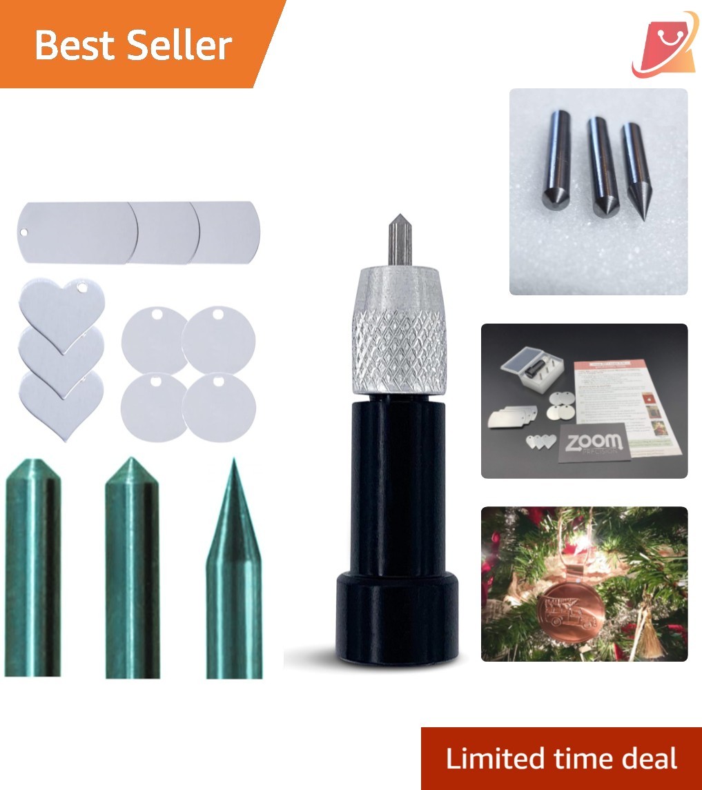 Etching Engraving Tool Set 3-in-1 Tips for Maker Explore Metal Stamping Blanks