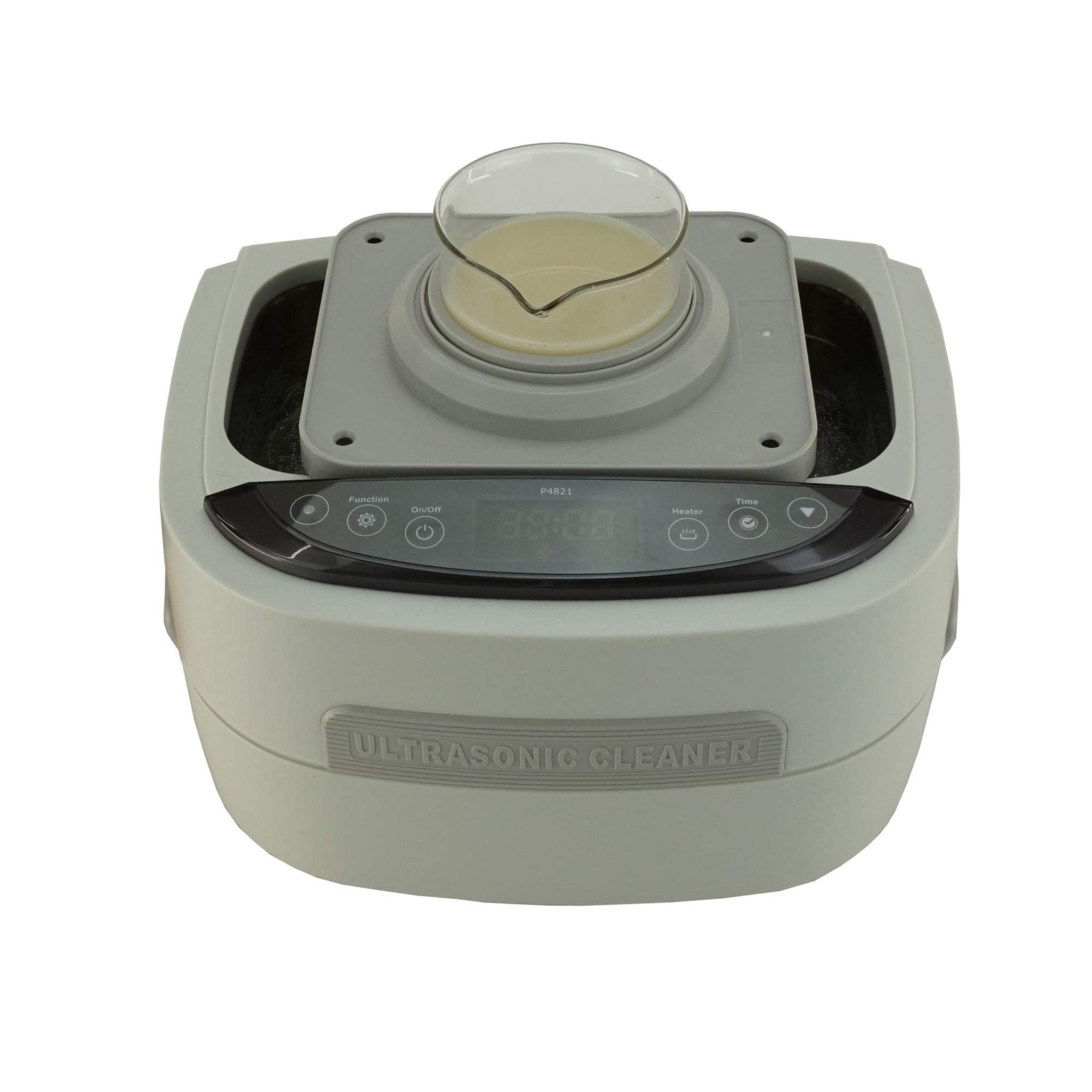 Ultrasonic Cleaner P4821, 2.6Qt/2.5 L, 60W ultrasonic Stack transducer, with …