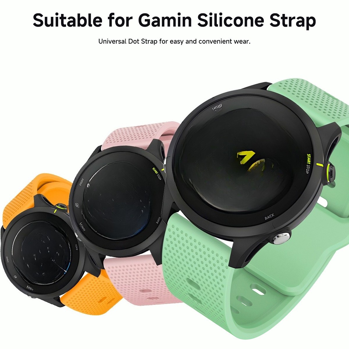 Silicone Watch Band Reverse Buckle Fits Samsung Watch 4/5/6 Square Clasp 20 22mm