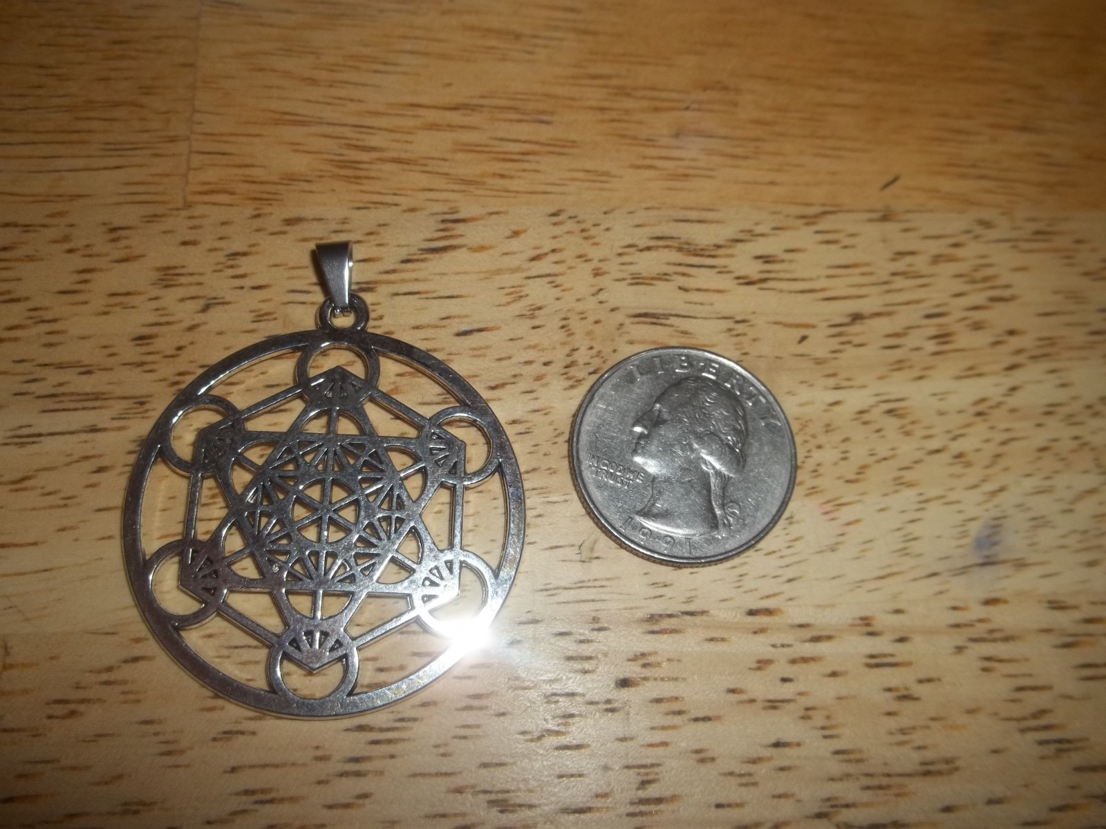 METATRON’S CUBE PENDANT WITH BAIL ONLY