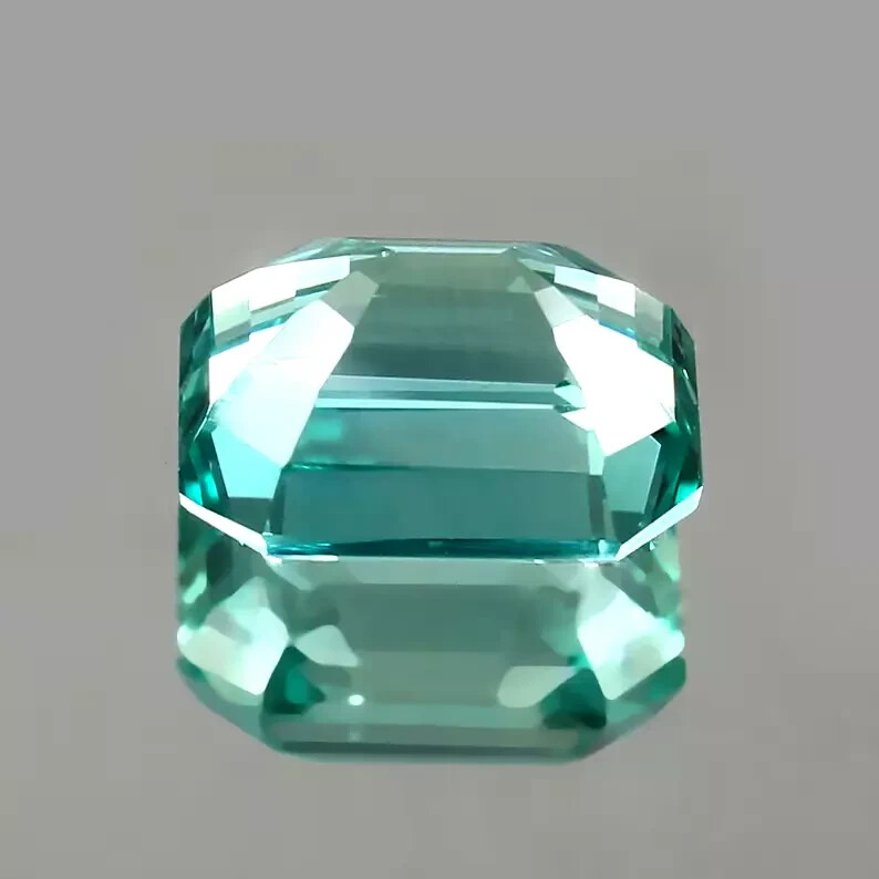 AAA 11.7 CT+ Flawless Natural Green Emerald Loose Certified Gemstone Emerald Cut