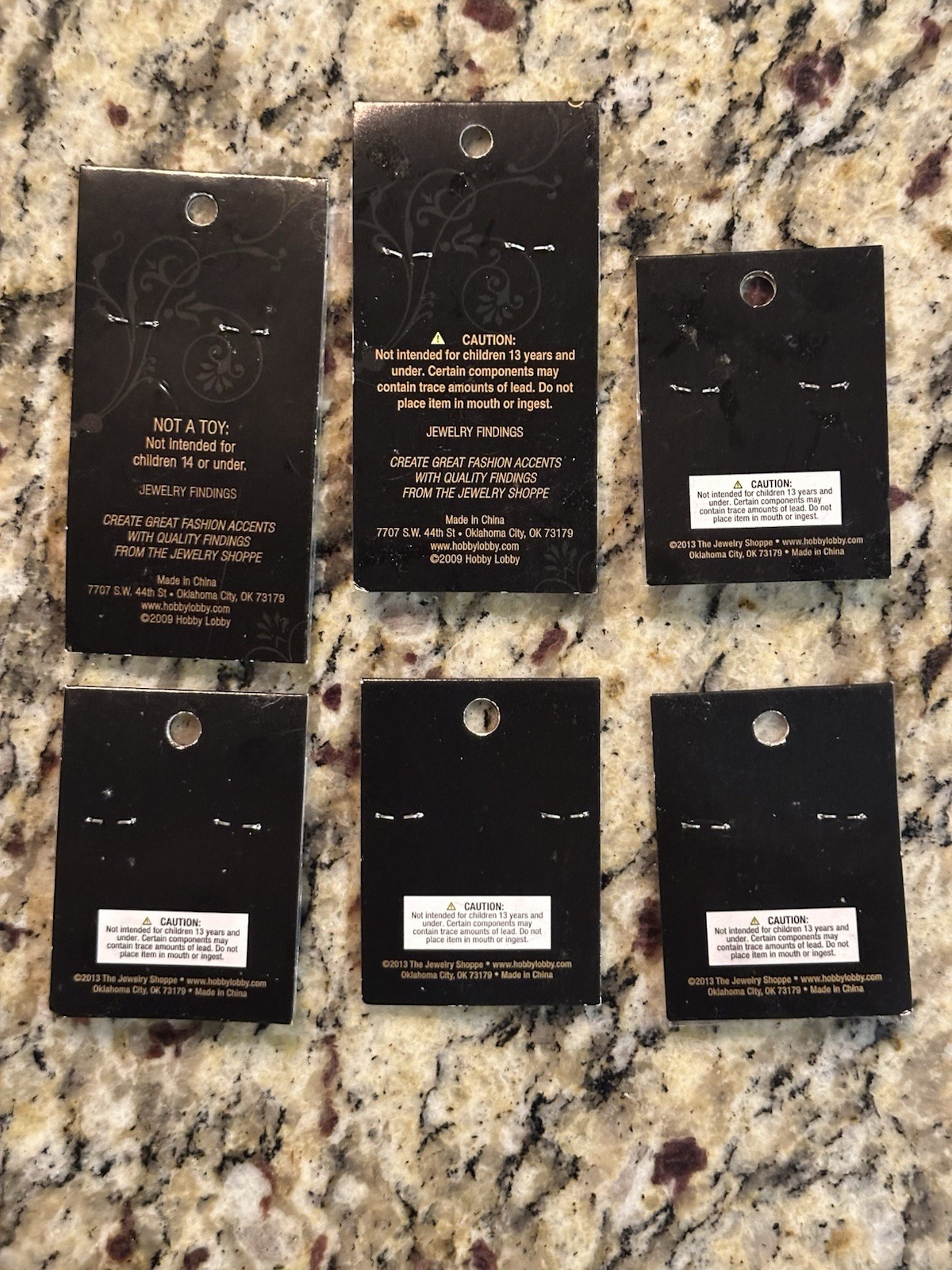 The Jewelry Shoppe Jewelry Makings Lot of 6 Packages Toggle Clasp Jump Ring Oval