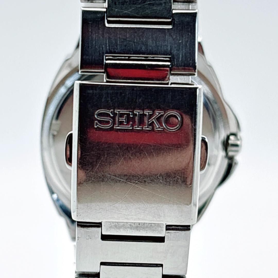 SEIKO 5Y89-0AF0 Men’s Quartz Black Dial Multi-Calendar 100M Day Date From Japan