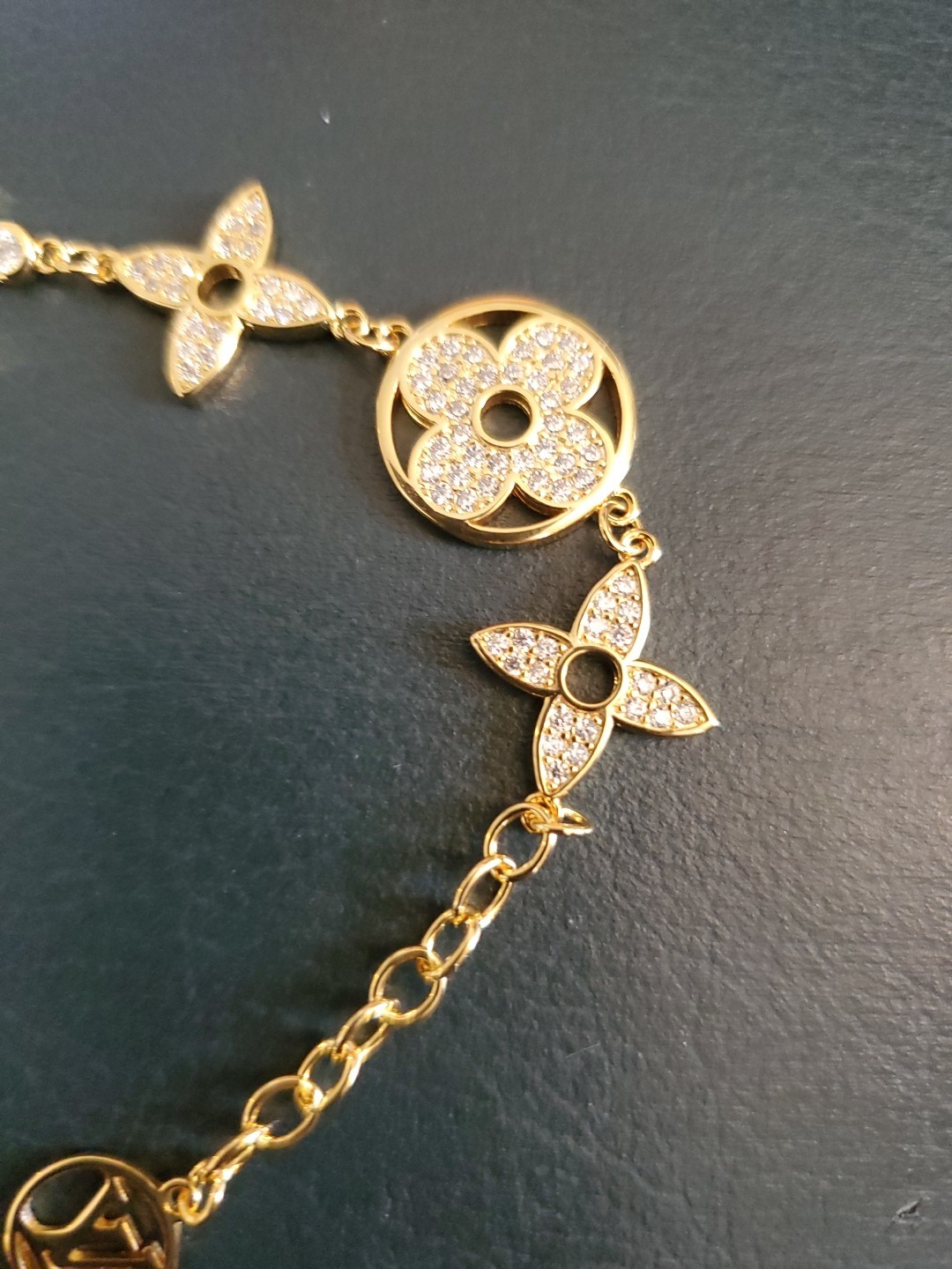 LOUIS VUITTON Bracelet Monogram Colorful Charm Goregeous
