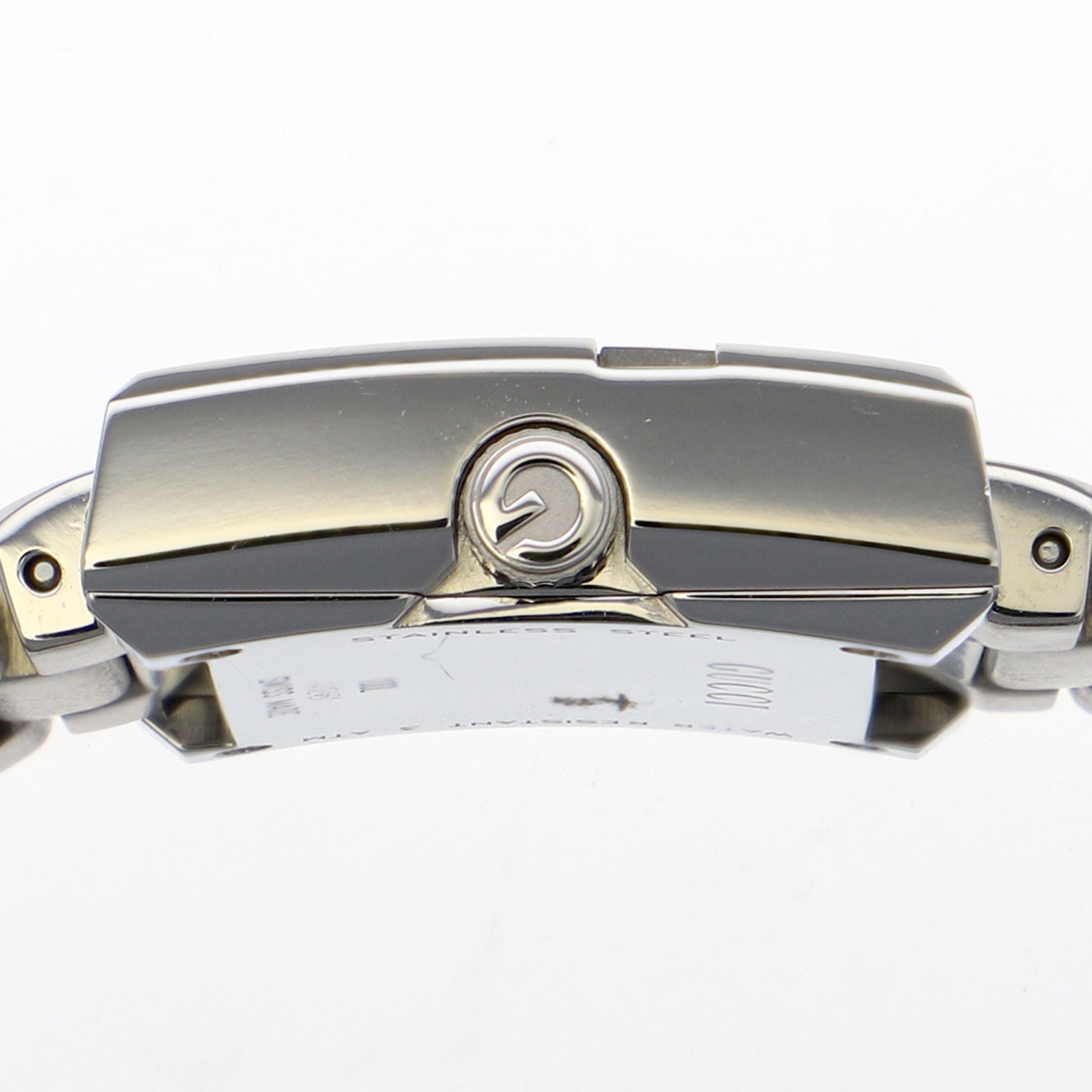 GUCCI 100L G rectangle Stainless Steel Women’s