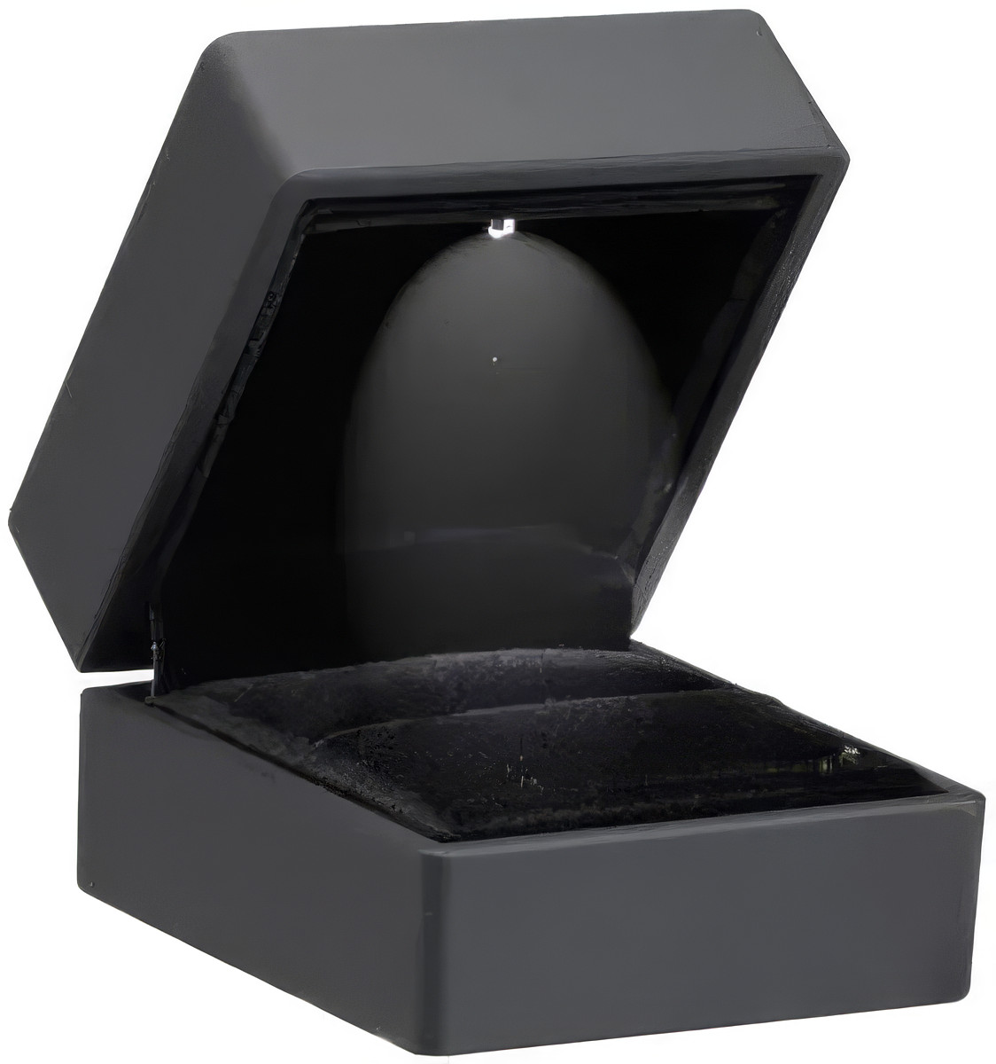 Allure – Luxury Ring Box with LED Light, Square Shaped Elegant Diamond Ring Case