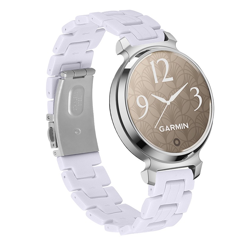 For Garmin Lily 2 Resin Stainless Steel Watch Strap Band Replacement Strap