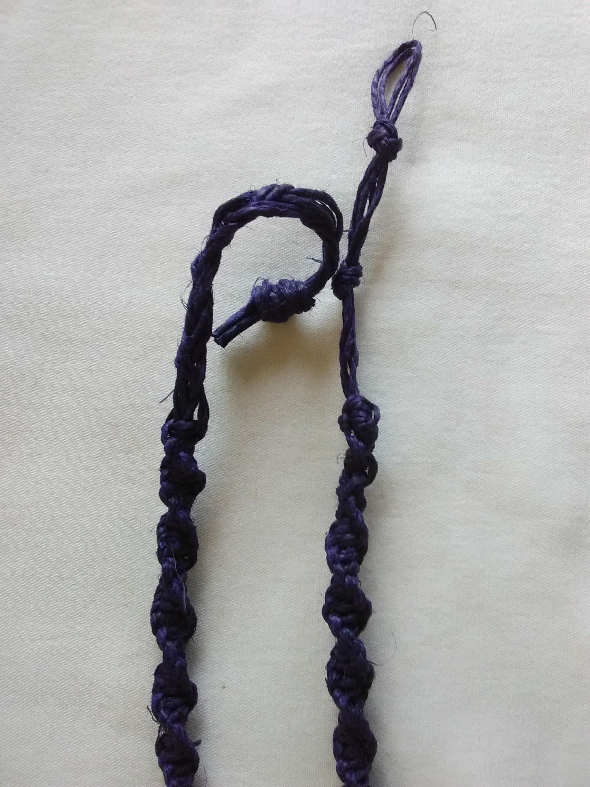 HEMP Surf Style Hippie Skater NECKLACE 20″ Unisex Macrame US Gift Seller New