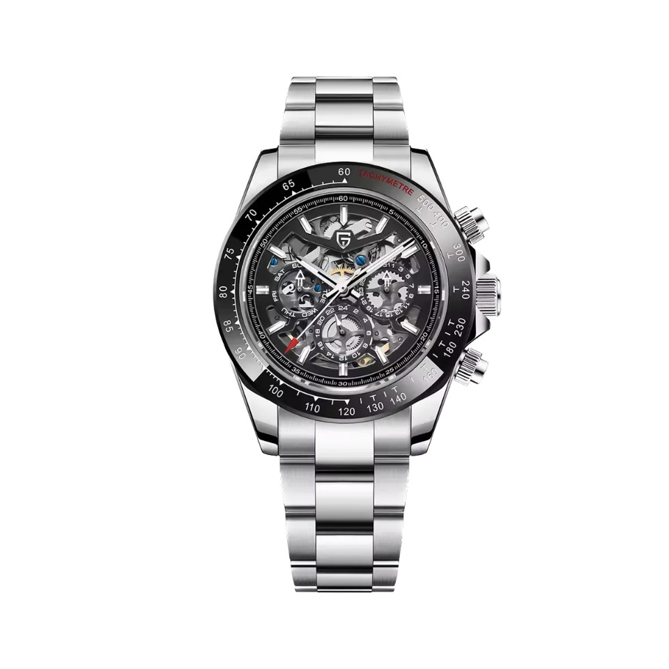 Pagani Design PD-1653 Rubber Black Men Automatic Watch