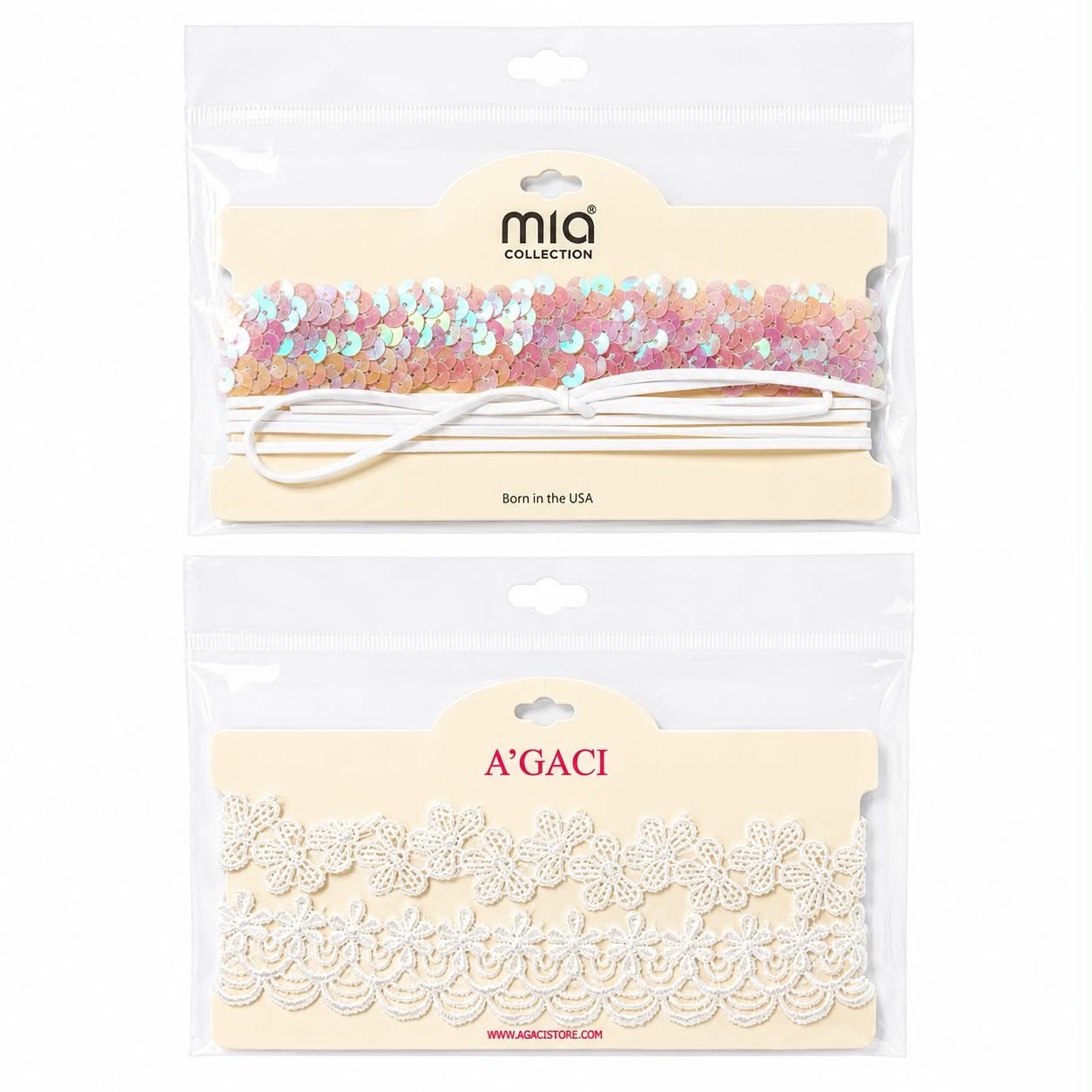 Mia Collection / A’Gaci by Kim Min Sun. 2 Choker Necklace Packages. BRAND NEW.