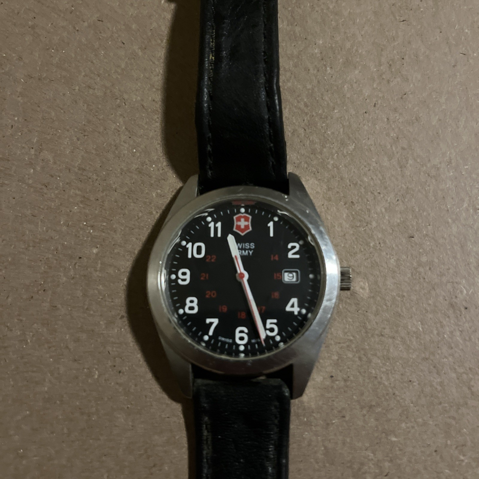 Victorinox 241083 Garrison Swiss Army Watch Leather