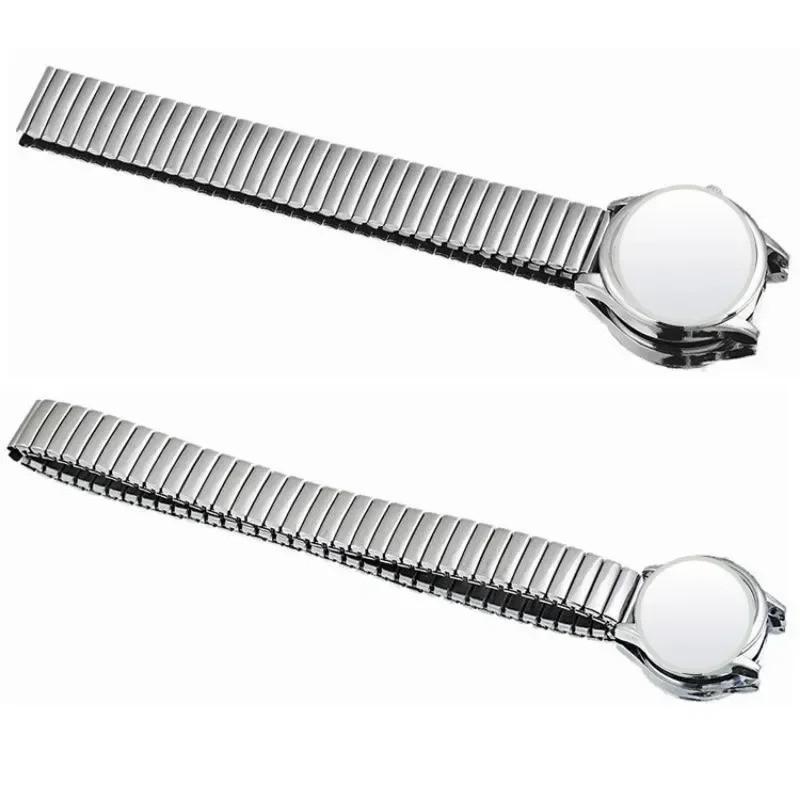 Stainless Steel Elasticated Watch Band Strap Metal Bracelet 12 14 16 18 20 22 mm