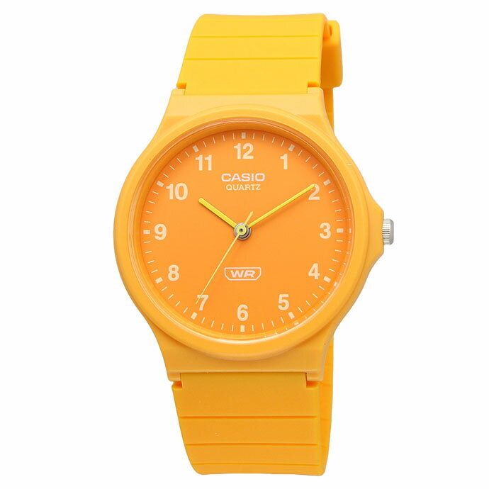 CASIO MQ-24B-9B Watch Biomass Plastic Band Unisex Orange Yellow New without Box
