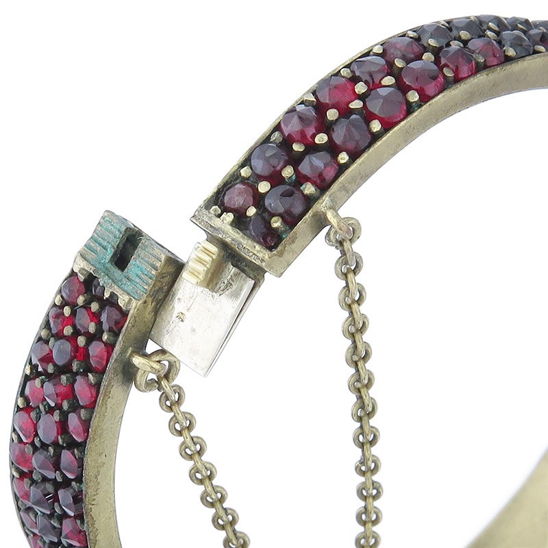 bracelet garnet antique