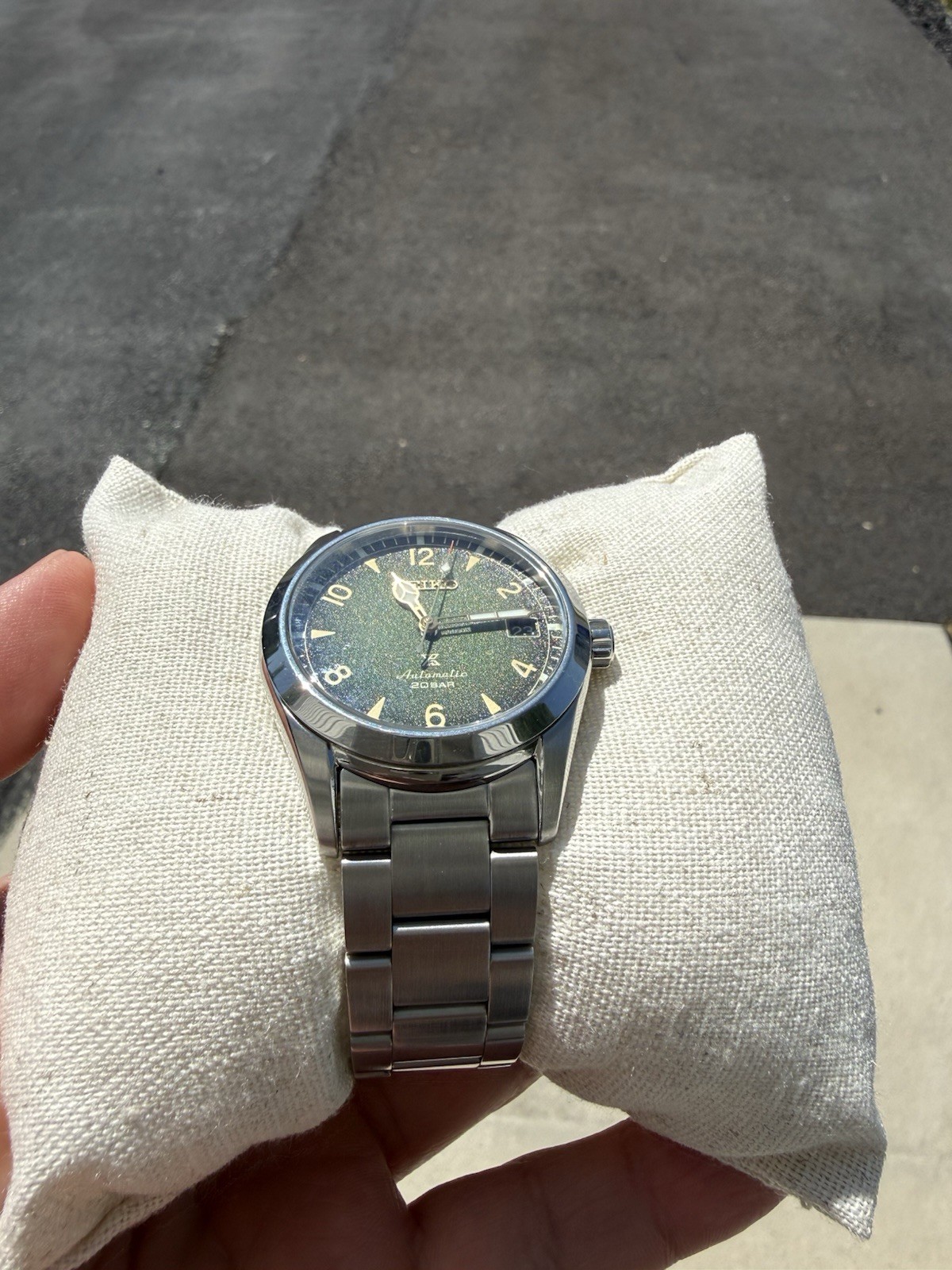 Seiko Prospex SPB155 Baby Alpinist Green Dial Full set + Nato Strap