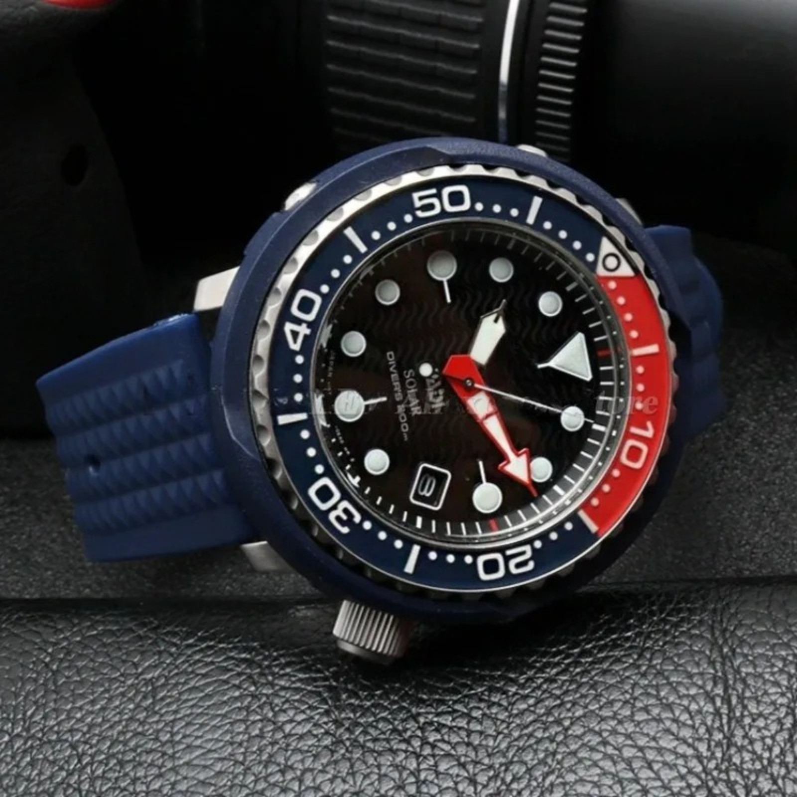 Seiko SKX007 SKX009 Waffle Rubber Strap 20mm 22mm Dive Watch Band Waterproof