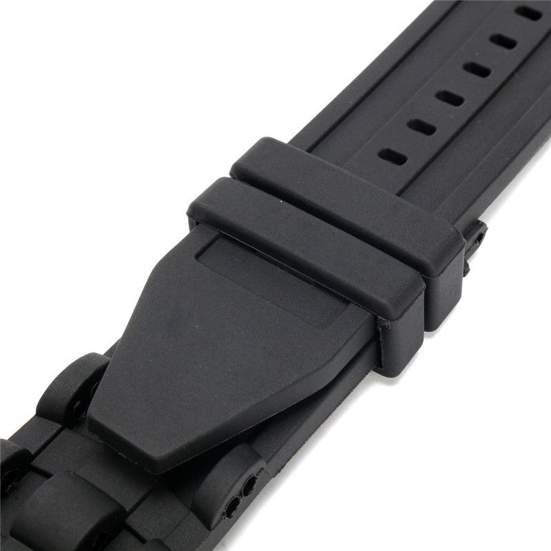26mm Rubber Black Watch Band Strap For Invicta Pro Diver 6977-6978-6981-6983