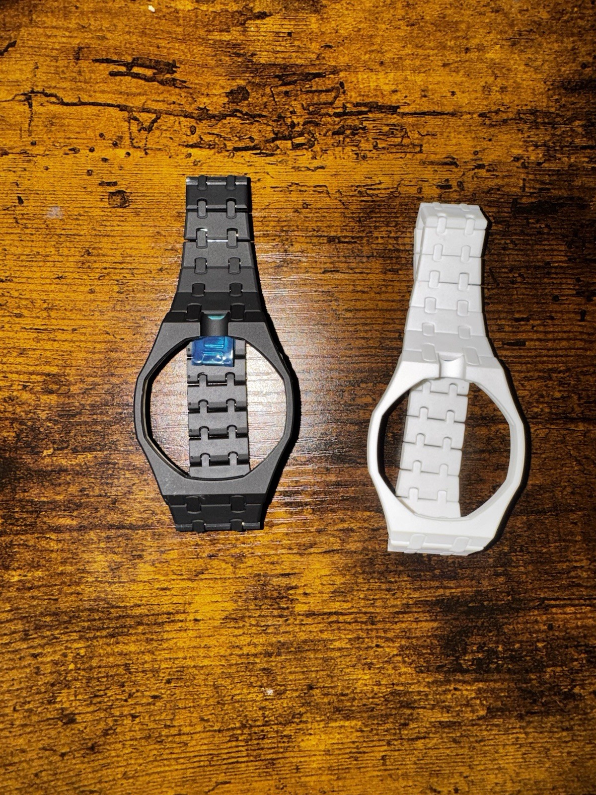 AP x Swatch Royal Pop Conversion Straps 1 White & 1 Black Full Bioceramic Bands