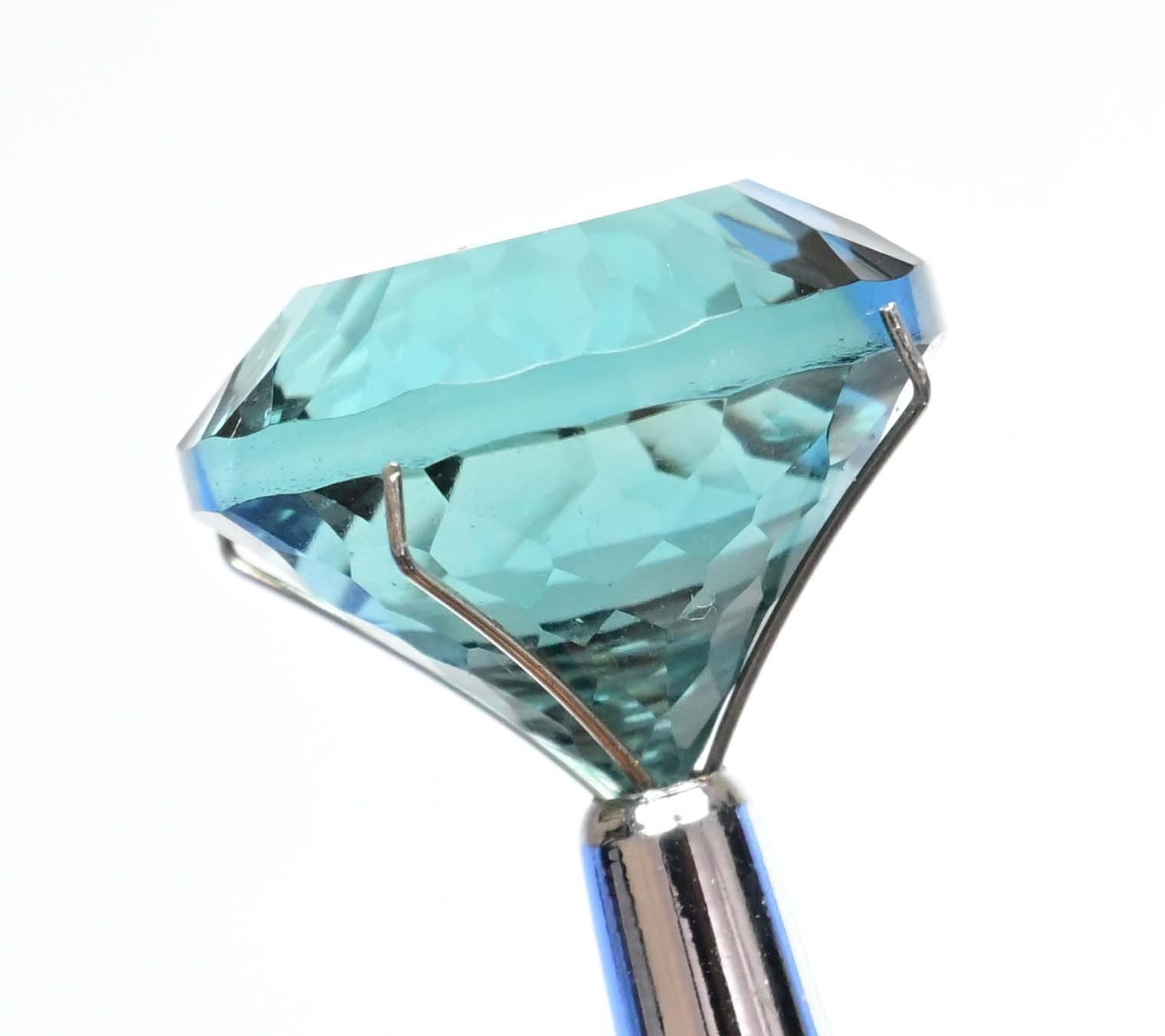 26.65 Ct Natural Greenish Neon Blue Paraiba Tourmaline Flawless Loose Gemstone