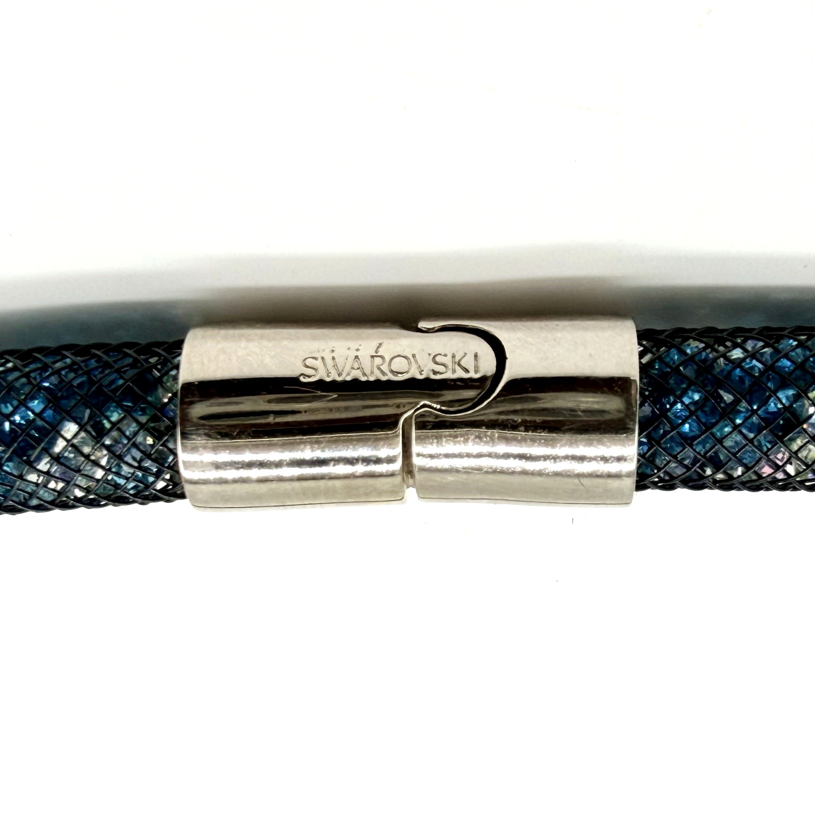SWAROVSKI STARDUST Mesh Crystal Necklace Black Multicolour Crystal Filled Choker
