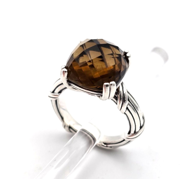 Peter Thomas Roth (PTR) Sterling Silver Ribbon Reed Fantasies Ring Sz 6
