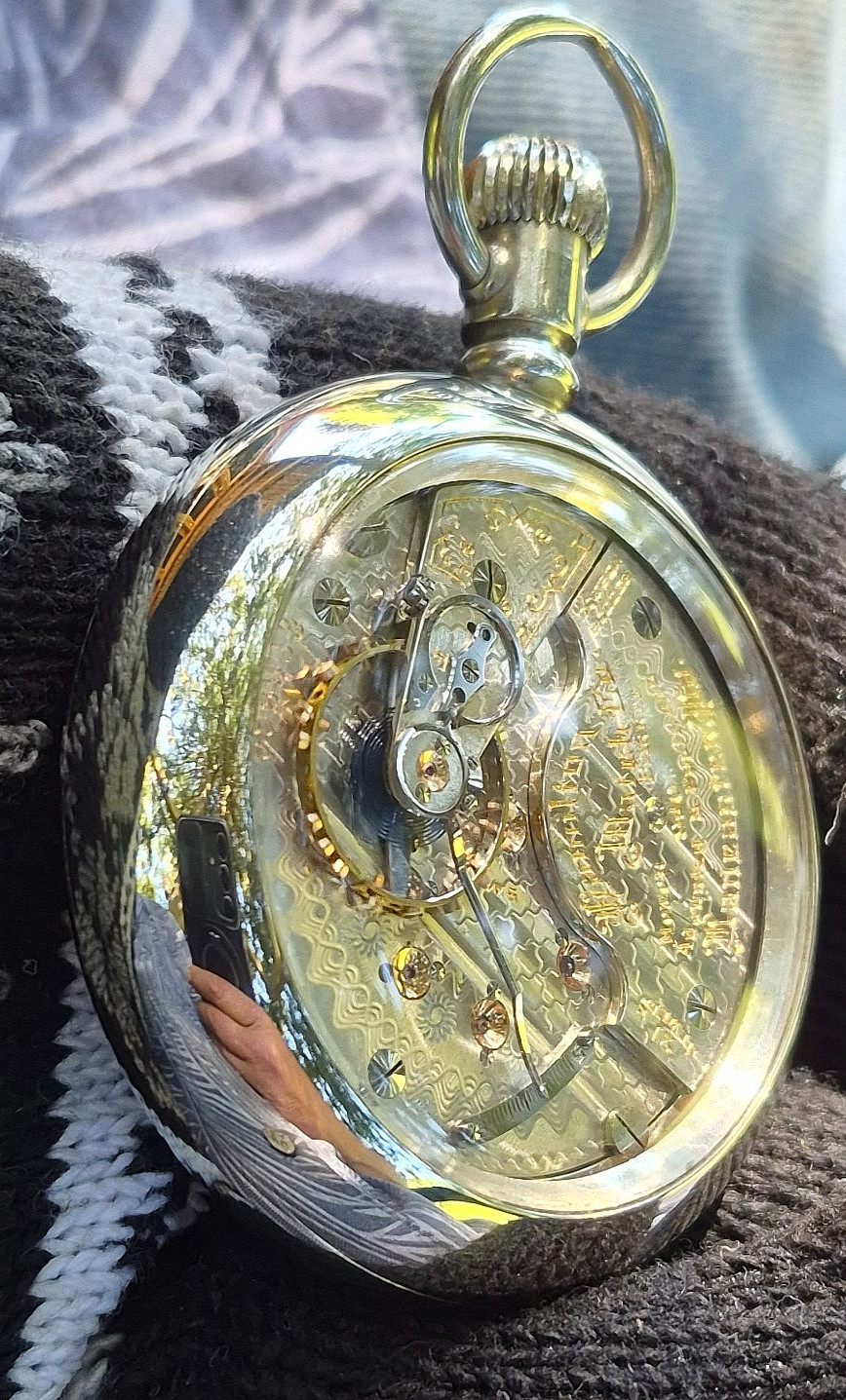 1903 Hamilton 940 21Jewel 18s Scarce Railroad Watch. Display back ~ Serviced!