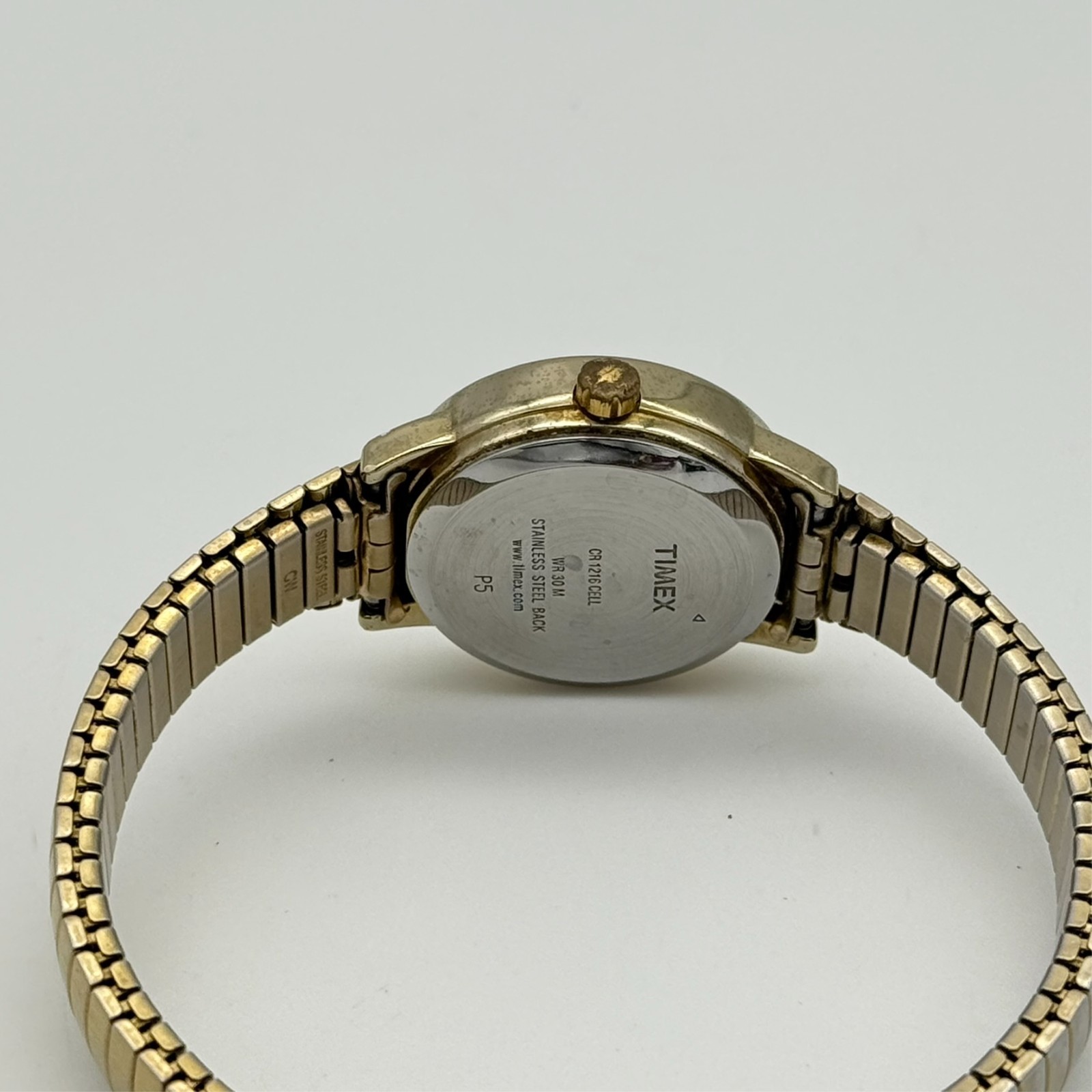 Women’s TIMEX Gold Tone Classic Easy Reader Watch, 25mm, Steel Flex Band T2H341