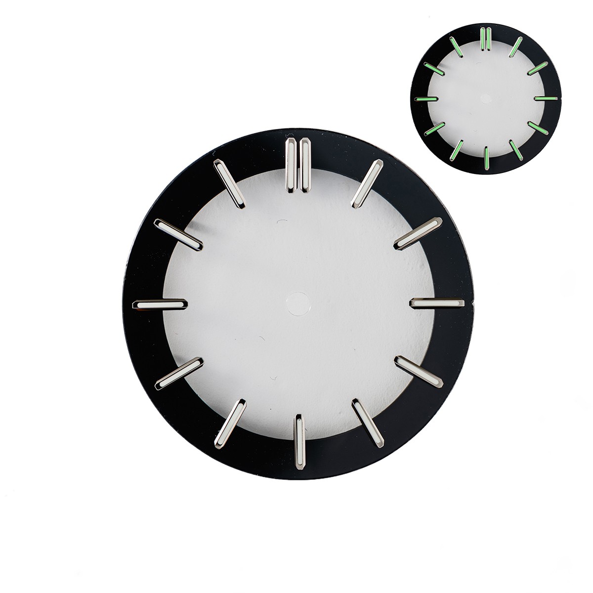 31.8mm Skeleton Dial for NH70 Movement Luminous Hollow Dial Ring Watch Parts