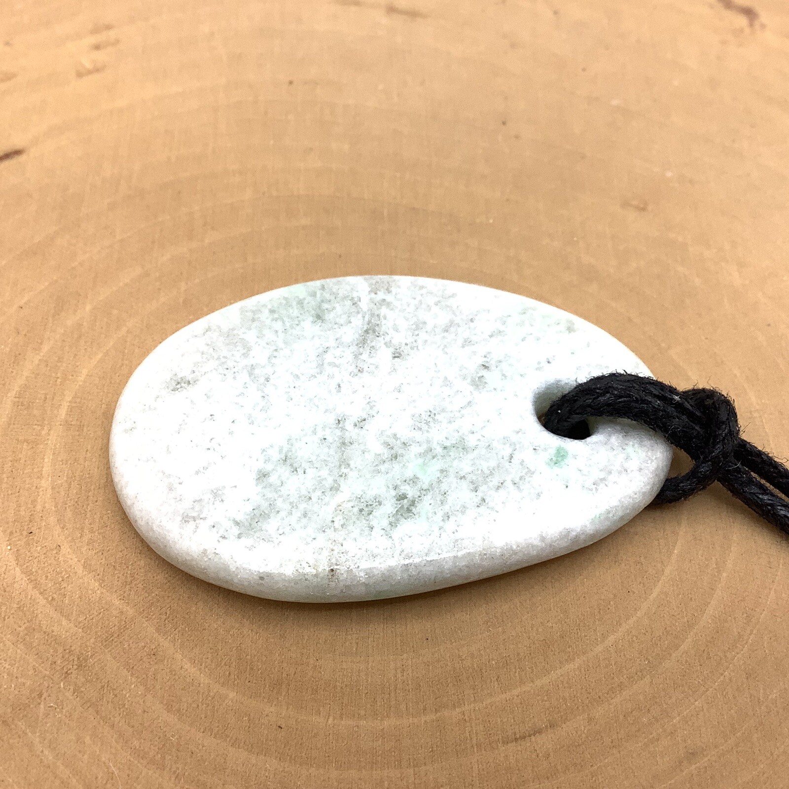 Burma Maw Sit Sit Pendant White Green Albite Jadeite Gem Myanmar #8