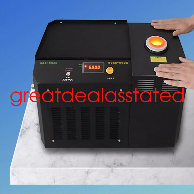 1KG New Induction Smelting Machine Jewelry Foundry Equipment 1600℃ 3500w 220v