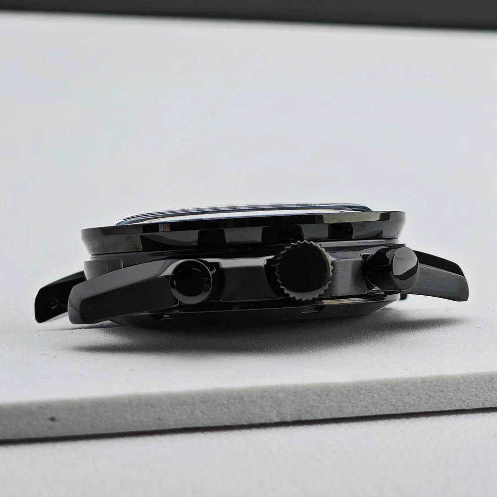 39.7mm Men’s Metal Case for VK63 Movement Watch Parts 20mm Strap Watch Box