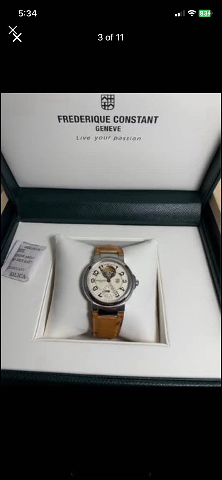 Frédérique Constant Highlife Heart Beat Day Date Automatic Rare Retail $4250