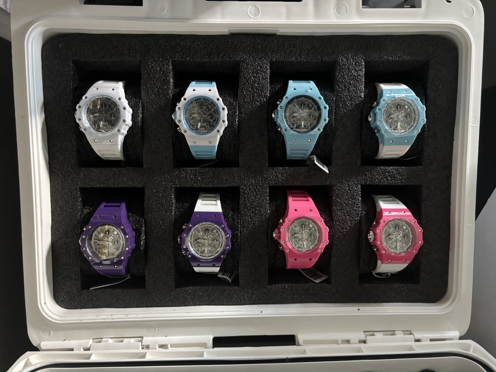 “NEW” Invicta Racing Valyron 41mm Wristwatch Mixed Lot (8 Watches) w/“NEW” CASE