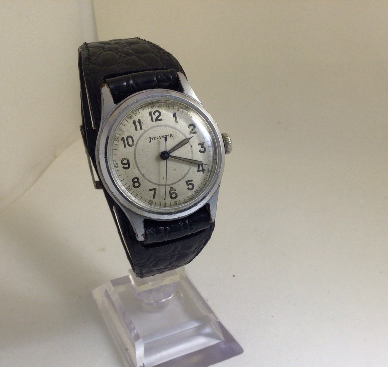 Vintage HELVETIA/GENERAL WATCH CO, Cal. 820B, 17J, Ref. 3190 2, Ca.1940s,Working