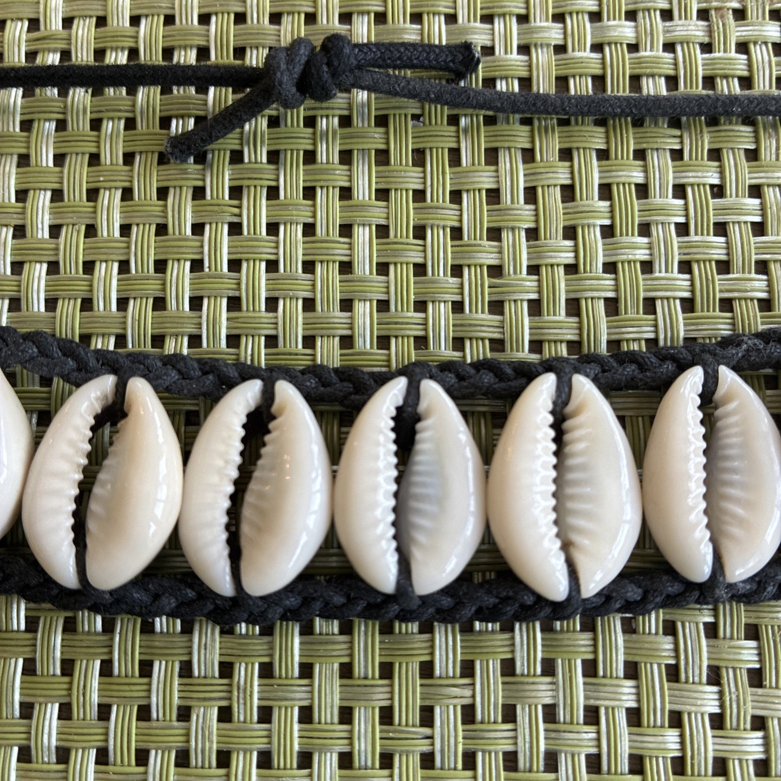 Handmade Cowrie Shell Choker Necklace