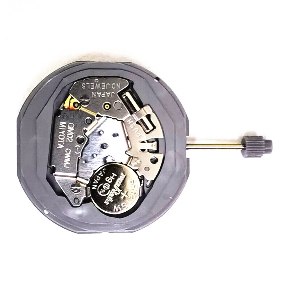 Quartz Watch Movement Sliver 3 Hands Date at 3 Replacement For MIYOTA GM02 GM00
