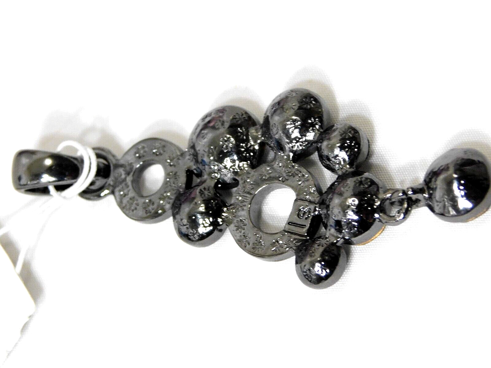 Beautiful Lia Sophia SEQUINE Pendant/Slide, Cut Crystals, Pendant Only-No Chain