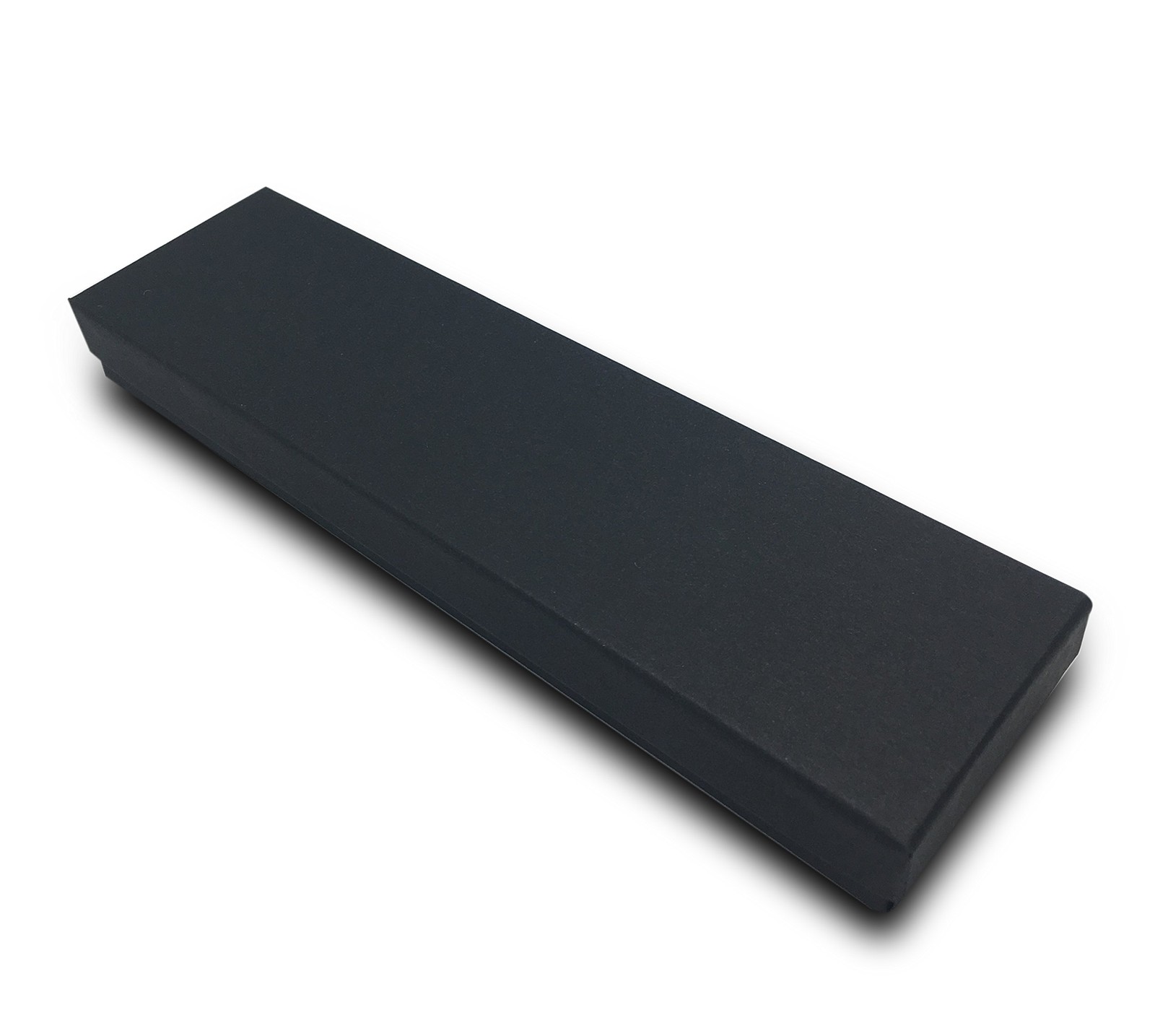 JPI DISPLAY #82 Cotton Filled Boxes, 8 L x 2 W, Matte Black, 100 Count
